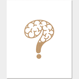 Brain mystery - Mind Mark - Light .V Posters and Art